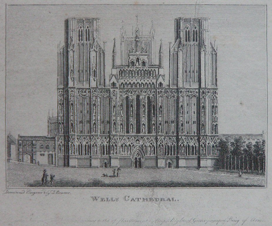 Print - Wells Cathedral - Bonner